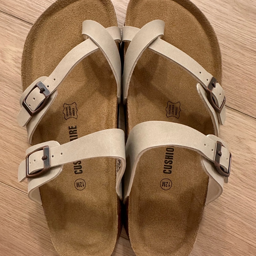Women's Cream Sandals